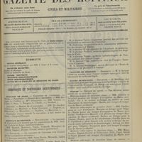 1925 - Page 1917 - Sommaire / Chronique et nouvelles scientifiques. Hôpitaux de Paris / Hôpitaux de Province / Facultés de médecine / Écoles de médecine / Guerre / Renseignements