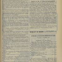 1927 - Page 1919 - Chronique et nouvelles scientifiques. Guerre / Syndicat médical de Paris / École de psychologie / Chemins de fer de Paris-Lyon-Méditerranée / Actes de la Faculté de médecine de Paris du 9 au 14 décembre 1912. Examens de doctorat / Thèses