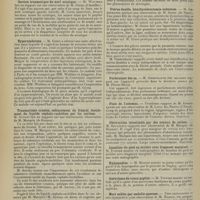1936 - Page 1928 - Sociétés savantes. Société de chirurgie. (Séance du 27 novembre 1912). Amnésie traumatique. M. Tuffier / Section traumatique du nerf sciatique. M. Walther, sur une observation de M. Girou... / Hypernéphrome. M. Girou / Traumatisme crânien, enfoncement du frontal, écoulement du liquide céphalo-rachidien du liquide céphalo-rachidien par les narines. M. Auvray, sur une observation de M. Marquis... / Utérus double, hémihystérectomie subtotale. M. Ombrédanne, une observation de M. Gross... / Perforateur des os. M. Ombrédanne, rapport sur l'appareil par M. Pierre Duval / Plaie de l'estomac. M. Ombrédanne, sur une observation de M. Leroy / Obstruction intestinale par des noyaux de cerises. M. Souligoux, une observation de M. Marquis... / Luxation du pied en arrière avec fragment marginal. M. Tuffier / Hypospadias. M. Marion / Anévrisme du creux poplité. M. Tuffier / Mort subite par embolie gazeuse. M. Marion, observation de M. Marion