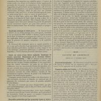 2048 - Page 2040 - Sociétés savantes. Société médicale des hôpitaux. (Séance du 13 décembre 1912). L'intérêt pronostique de l'azotémie. M. P. Lereboullet, à propos de la communication de M. Faure-Beaulieu / Syndrome méningé et ictère grave. M. Lortat-Jacob / Ictère au cours d'une fièvre typhoïde. Syndrome de l'ictère catarrhal. Dissociation de la sécrétion biliaire. Absence d'angiocholite. MM. P. Abrami et Gautier / Nouvelles recherches sur les propriétés homo et hétéro-stimulantes de certains lipoïdes (testicule, thyroïde, hypophyse, surrénales). Propriétés physiologiques et thérapeutiques. M. Iscovesco / Société de chirurgie. (Séance du 11 décembre 1912). Fractures marginales. M. Souligoux / Tumeurs solides de l'ovaire. M. Potherat, sur une observation de M. Le Moniet...