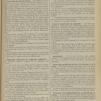2049 - Page 2041 - Sociétés savantes. Société de chirurgie. (Séance du 11 décembre 1912). Tumeurs solides de l'ovaire. M. Potherat, sur une observation de M. Le Moniet... / Tuberculose du testicule ectopié. M. Le Dentu / Traitement chirurgical du mégacôlon congénital. M. Pauchet... / Fracture transversale de l'astragale. M. Ferraton / Gastrostomie. M. Souligoux / Suture sous-cutanée des fractures de l'olécrâne et de la rotule. M. Chaput / Traitement d'un lymphadénome de la parotide par le radium. M. Bazy / Epispadias. M. Broca