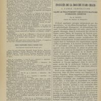 2062 - Page 2054 - Séance annuelle de l’Académie de médecine (17 décembre 1912). Prix proposés pour l'année 1914 / Prix proposés pour l'année 1915 / Insuccès de la douche d’air chaud à faible température dans le traitement des suppurations d’origine osseuse ; par H. Roziès...
