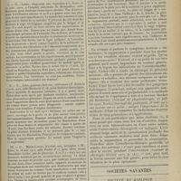 2063 - Page 2055 - Insuccès de la douche d’air chaud à faible température dans le traitement des suppurations d’origine osseuse ; par H. Roziès... / Sociétés savantes. Société de biologie. (Séance du 15 décembre 1912). La mort tardive par asphyxie locale. MM. L. Ambard et L. Morel