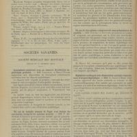 2128 - Page 2120 - Les purpuras chroniques de l’enfance ; par MM. Deléarde... et G. Hallez... / Sociétés savantes. Société médicale des hôpitaux. (Séance du 27 décembre 1912). Leucoplasie coexistant avec un chancre. Réinfection syphilitique probable. MM. Landouzy et Marcel Pinard / Un cas de maladie osseuse de Paget avec lésions des extrémités. Intégrité du système artériel. MM. P. Ménétrier et Legrain / Sténose hypertrophique du pylore. M. P. Fredet, observation de M. L. Tixier / Un cas de leucoplasie commissurale sans préexistence de syphilis. MM. Queyrat et Bouttier / Bigéminie cardiaque avec dissociation auriculo-ventriculaire, d'origine digitalique. MM. O. Josué et Henri Godlewski