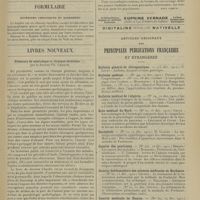 2129 - Page 2121 - Sociétés savantes. Société médicale des hôpitaux. (Séance du 27 décembre 1912) / Formulaire. Entérites chroniques et diarrhées / Livres nouveaux. Eléments de sémiologie et clinique mentales, par le Docteur Ph. Chaslin. [Paul Camus] / Articles originaux des principales publications françaises et étrangères. Bulletin général de thérapeutique / Bulletin médical / Bulletin médical de l'Algérie / Echo médical du Nord / Encéphale / Gazette des praticiens / Gazette hebdomadaire des sciences médicales de Bordeaux / Gazette médicale de Nantes / Journal de médecine de Bordeaux