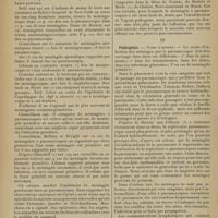 0020 - Page 8 - Revue générale. La méningite à pneumocoques ; par MM. Roger Voisin..., et Henri Stévenin... II. Etiologie / III. Pathogénie