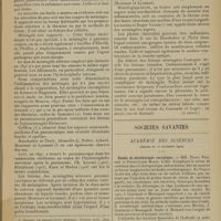 0023 - Page 11 - Revue générale. La méningite à pneumocoques ; par MM. Roger Voisin... et Henri Stévenin... IV. Anatomie pathologique (A suivre) / Sociétés savantes. Académie des sciences. (Séance du 23 décembre 1912). Essais de sérothérapie variolique. MM. Pierre Teissier et Pierre-Louis Marie