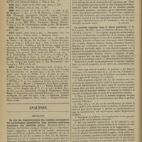 0040 - Page 28 - Actualités. Le traitement de la perforation intestinale dans la fièvre typhoïde / Analyses. Médecine. Du rôle des dégénérescences des capsules surrénales et des parenchymes glandulaires dans certains syndromes terminaux des infections graves. (Ribadeau-Dumas et Harvier. La Pédiatrie pratique...). [B. Gayard] / La pression sanguine dans la fièvre scarlatine (J. D. Rolleston. The Brit. Journ. of children's diseases...). [M. Lance] / La concentration moléculaire des liquides gastriques et l'activité de dilution de l'estomac (Loeper et J. Thinh. Arch. des maladies de l'appareil digestif...). [B. Gayard]