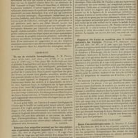 0104 - Page 92 - Analyses. Médecine infantile. Etat méningé à lymphocytes d'origine indéterminée. Syndrome méningitique généralisé consécutif à un zona thoracique. (Eschbach... La pédiatrie pratique...). [B. Gayard] / Chirurgie. Un cas de véritable hermaphrodisme. (E. M. Prince. Journ. of the amer. med. Assoc...). [F. Gardner] / Résection d'un mégacôlon terminal par les voies abdominale et périnéale combinées (sigmoïde et rectum). (V. Pauchet. Soc. méd. de Picardie...). [L. Gayard] / Plaques et vis d'acier au vanadium pour le traitement opératoire des fractures. (William O'N. Sherman. Surg., gyn. and obst...). [F. Gardner] / Pathologie comparée. Essais d'iso-sérothérapie canine. (L. Lépinay, E. Lépinay et L. Beaussillon. Bull. de la Soc. de pathol. comparée...). [L. Gayard]