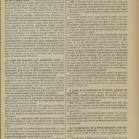 0135 - Page 123 - Sociétés savantes. Société médicale des Hôpitaux. (Séance du 17 janvier 1913). Les lésions des extrémités, mains et pieds, dans la maladie de Paget. M. André Léri / Maladie osseuse de Paget. Wassermann positif. Amélioration par le néosalvarsan. MM. Henri Dufour et Bertin-Mouret / Du pouls lent permanent par bradycardie totale. MM. F. Rathery et C. Lian / Des bradycardies nerveuses. Du pouls lent permanent par dissociation auriculo-ventriculaire d'origine nerveuse. MM. F. Rathery et C. Lian / A propos de la pathogénie de la sténose pylorique du nourrisson. M. Laubry, lecture d'une note de MM. Weill et Gardère / Sur la signification de la fièvre consécutive à une première injection de salvarsan. M. E. Jeanselme en son nom et au nom de M. P. Jacquet