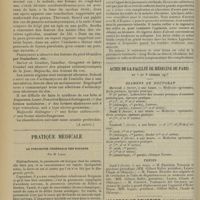 0170 - Page 158 - Revue générale. Oosporoses ou nocardoses cutanées. Synonymie : nocardoses, oosporoses, discomycoses, micromycoses, microsiphonoses, actinomycoses, streptothricoses ; par M. H. Gougerot... Premier groupe : groupe des actinomycoses (A suivre) / Pratique médicale. La pneumonie cérébrale des enfants. Par M. Laral / Actes de la Faculté de médecine de Paris du 3 au 8 février 1913. Examens de doctorat / Thèses