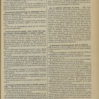 0185 - Page 173 - Sociétés savantes. Société médicale des Hôpitaux. (Séance du 24 janvier 1913). Urémie et azotémie : considérations sur la signification de la rétention des corps azotés dans le sang des cirrhotiques. MM. Albert Morel et Georges Mouriquand / Pneumothorax latent décelé par la radiographie chez un enfant de vingt huit mois. MM. Variot et Sédillot / Inversion de tous les organes : coeur à droite, foie à gauche, estomac à droite, appendice et caecum à gauche. MM. Paul Podevin et Henri Dufour / La réaction de Wassermann dans la maladie osseuse de Paget. MM. Souques, Barré et Pasteur Vallery-Radot / Rôle du foie dans la production d'un ictère hémolytique. MM. F. Trémolières et André Cain / Sur le coefficient azoturique du sérum. MM. Jules Courmont, Boulud, Savy et Blanc-Perduret / Le phénomène d'Arthus gangrené dans la diphtérie. MM. Aviragnet et Hallé, des cas de phénomènes d'Arthus
