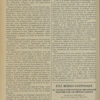 0196 - Page 184 - Introduction à l'étude des ostéo-arthrites tuberculeuses ; par M. V. Ménard... / État méningo-encéphalique au cours d'une syphilis secondaire traitée par le néosalvarsan ; par M. Frank Escande...