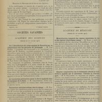 0198 - Page 186 - Correspondance. [Dr Henri Voisin] / Sociétés savantes. Académie des sciences. (Séance du 20 janvier 1913). Sur l'identification du crâne supposé de Descartes par sa comparaison avec les portraits du philosophie. M. Paul Richer / La vaccination préventive contre la fièvre typhoïde dans les équipages de la flotte. M. Chantemesse / Vaccination antituberculeuse chez le cobaye. M. Rappin / Sur l'anesthésie par les voies digestives. M. Raphaël Dubois / Sur la présence du brome à l'état normal dans les organes de l'homme. M. A. Labat / Académie de médecine. (Séance du 28 janvier 1913). Minéralisation comparée des régions cancérisées du foie et des régions relativement saines. M. Robin / Données comparatives sur le traitement abortif et curatif de la syphilis par le salvarsan, l'hectine et l'hectargyre. M. H. Hallopeau / Déclaration de la tuberculose. M. Widal