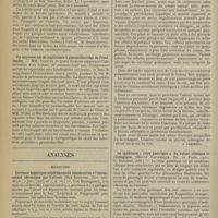 0232 - Page 220 - Sociétés savantes. Société médicale des Hôpitaux. (Séance du 31 janvier 1913). Un cas de pancréatite nécrosante. MM. Galliard et Chifoliau / Un nouveau cas de septicémie à pneumobacilles de Friedländer. MM. Valette et Louis Ramond / Analyses. Médecine. Cirrhose hépatique expérimentale consécutive à l'intoxication chronique par l'alcool. (Max Lissauer. Deut. med. Woch...). [A. Lemierre] / Le syndrome « crise gastrique ». Sa valeur clinique et étiologique. (Marcel Rafinesque. Th. de Paris...). [M. Brelet]