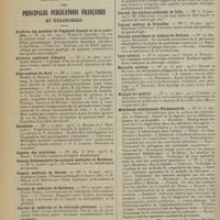 0234 - Page 222 - Articles originaux des principales publications françaises et étrangères. Archives des maladies de l'appareil digestif et de la nutrition / Archives médicales d'Angers / Echo médical du Nord / Encéphale / Gazette des praticiens / Gazette hebdomadaire des sciences médicales de Bordeaux / Gazette médicale de Nantes / Journal de médecine de Bordeaux / Journal de médecine et de chirurgie pratiques / Journal de médecine interne / Journal des praticiens / Journal des sciences médicales de Lille / Journal médical de Bruxelles / Journal scientifique et médical de Poitiers / Lyon médical / Marseille médical / Montpellier médical / Münchener medizinische Wochenschrift / Province médicale