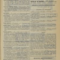0255 - Page 243 - Articles originaux des principales publications françaises et étrangères. Gazette hebdomadaire des sciences médicales de Bordeaux / Gazette médicale de Nantes / Journal de médecine de Bordeaux / Journal de médecine interne / Journal médical de Bruxelles / Lyon médical / Paris médical / Presse médicale / Progrès médical / Province médicale / Revue hebdomadaire de laryngologie, otologie et rhinologie / Revue neurologique / Semaine gynécologique / Semaine médicale / Wiener klinische Wochenschrift / Actes de la Faculté de médecine de Paris. Du 17 au 22 février 1913. Examens de doctorat / Thèses / Bulletin bibliographique