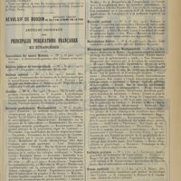 0271 - Page 259 - Chronique et nouvelles scientifiques. Hôpital de la Pitié / Articles originaux des principales publications françaises et étrangères. Centralblatt für innere Medizin / Bulletin général de thérapeutique / Bulletin médical / Clinique / Deutsche medizinische Wochenschrift / Journal médical de Bruxelles / Journal médical français / Marseille médical / Medizinische Blätter / Münchener medizinische Wochenschrift / Pédiatrie pratique / Presse médicale / Revue de la tuberculose / Semaine médicale