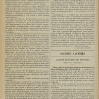 0280 - Page 268 - Actualités. La vision et l'audition dans l'intoxication tabagique chronique. [A. Gaullieur L'Hardy] / Sociétés savantes. Société médicale des Hôpitaux. (Séance du 7 février 1913). Valeur réelle et importance réciproque de quelques facteurs étiologiques de l'artério-sclérose. M. Pissavy