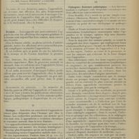 0305 - Page 293 - Revue générale. L'appendicite chez la femme ; par MM. Fernand Rousseau et Cassard... I. Division / II. Etiologie / III. Pathogénie. Anatomie pathologique
