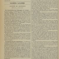 0310 - Page 298 - Revue générale. L'appendicite chez la femme ; par MM. Fernand Rousseau et Cassard... VI. Indications thérapeutiques / Sociétés savantes. Société de chirurgie. (Séance du 12 février 1913). De l'interprétation des radiographies de l'estomac. M. Ricard / Des blessures des sinus longitudinaux. M. Morestin / Troubles méningitiques ou cérébraux consécutifs aux anciennes otites. M. Sieur, sur une observation adressée par M. Venin / De la sigmoïdoscopie dans les hémorragies intestinales. M. Tuffier