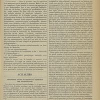 0325 - Page 313 - Hanche à ressort ; par MM. R. Horand..., et G. Coudray... / Actualités. Méningites aiguës et réactions méningées des poliomyélites. [M. Brelet]