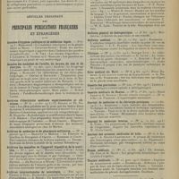 0345 - Page 333 - Notes de thérapeutique. Posologie de la digitaline dans l'hyposystolie / Articles originaux des principales publications françaises et étrangères. Annales d'hygiène publique et de médecine légale / Annales des maladies de l'oreille, du larynx, du nez et du pharynx / Archives d'électricité médicale expérimentales et cliniques / Archives de médecine et de pharmacie militaires / Archives des maladies de l'appareil digestif et de la nutrition / Archives internationales de neurologie / Boston medical and surgical Journal / Bulletin général de thérapeutique / Bulletin médical / Clinique / Echo médical du Nord / Gazette des praticiens / Gazette médicale de Nantes / Journal de médecine et de chirurgie pratiques / Journal de médecine interne / Journal des sciences médicales de Lille / Presse médicale / Tunisie médicale
