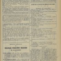 0399 - Page 387 - Chronique et nouvelles scientifiques. Mutuelle médicale française de retraites / Institution nationale des sourds-muets à Paris / Simple question / Articles originaux des principales publications françaises et étrangères. Bulletin médical / Bulletin médical de l'Algérie / Echo médical du Nord / Gazette des praticiens / Journal de médecine de Bordeaux / Actes de la Faculté de médecine de Paris du 10 au 15 mars 1913. Examens de doctorat / Thèses