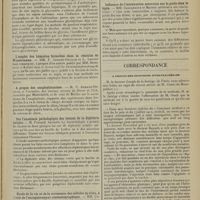 0439 - Page 427 - Sociétés savantes. Société de biologie. (Séance du 1er mars 1913). Insuffisance glycolytique hypophysaire et adrénalique. MM. Achard et Desbouis / L'emploi des hématies formolées dans la réaction de Wassermann. M. P. Armand-Delille et L. Launoy / A propos des anaphylatoxines. M. P. Armand-Delille / Sur l'anatomie pathologique des lésions de la diphtérie aviaire. M. Fernand Arloing / Etude de la vie et de la croissance des cellules in vitro, à l'aide de l'enregistrement cinématographique. MM. Comandon, Levaditi et Mutermilch / Influence de l'intoxication saturnine sur le poids chez le lapin. MM. Carcanague et Maurel / Correspondance. A propos des injections intratrachéales. [Dr Joseph de la Jarrige]