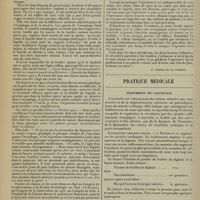 0440 - Page 428 - Correspondance. A propos des injections intratrachéales. [Dr Joseph de la Jarrige] / Pratique médicale. Traitement de l'asystolie