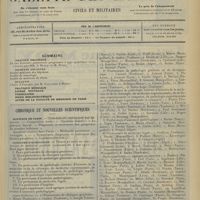 0509 - Page 497 - Sommaire / Chronique et nouvelles scientifiques. Hôpitaux de Paris / Concours d'agrégation / Distinctions honorifiques
