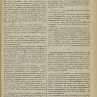 0551 - Page 539 - Revue générale. Congestions pulmonaires ; par MM. Victor Audibert et Jules Monges... I. Congestions pulmonaires actives / II. Congestion pulmonaire passive. Oedème chronique du poumon