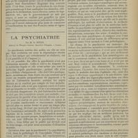 0627 - Page 615 - Les défenses physiologiques. Contre la dénationalisation ; par M. J. Laumonier / La psychiatrie. Par M. R. Benon...