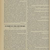 0632 - Page 620 - Congrès de gynécologie d'obstétrique et de pédiatrie. (VIIe session, Lille 25-28 mars 1913). Les communications. M. Cruchet... : Evolution de la tuberculose chez le nourrisson. (A suivre) / Le Congrès de l'éducation physique. [Paris, 17-20 mars 1913]