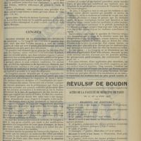 0639 - Page 627 - Chronique et nouvelles scientifiques. Nécrologie / Union fédérative des médecins de la réserve et de l'armée territoriale Hôtel-Dieu / Congrès. Premier Congrès de la fédération des étudiants en médecine / Actes de la Faculté de médecine de Paris du 14 au 19 avril 1913. Examens de doctorat