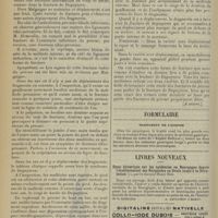 0650 - Page 638 - Revue générale. Fractures du péroné ; par MM. Luquet et Dedet... II. Fractures indirectes. (A suivre) / Formulaire. Traitement de l'apepsie / Livres nouveaux. Essai historique sur les épidémies en Bourgogne depuis l'établissement des Burgondes en Gaule jusqu'à la Révolution, par le Docteur Henri Bon. [A. Gaullieur L'Hardy]