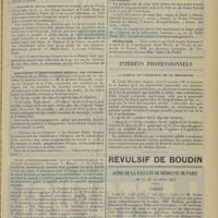 0671 - Page 659 - Chronique et nouvelles scientifiques. Guerre / Congrès du royal institute of public healt (Paris, 15-19 mai 1913) / Association d'enseignement médical des Hôpitaux / Cours d'ophtalmoscopie (service ophtalmologique de l'Hôpital Lariboisière. Docteur V. Morax) / Société de psychiatrie de Paris / Orchestre médical / Nécrologie / Intérêts professionnels. A propos de l'exercice de la pharmacie / Actes de la Faculté de médecine de Paris du 14 au 19 avril 1913. Thèses