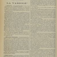 0682 - Page 670 - Notes pour l'internat. La variole (A suivre)