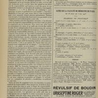 0746 - Page 734 - Variétés. La responsabilité atténuée des inculpés. [B. Gayard] / Formulaire. Régime des diabétiques / Actes de la Faculté de médecine de Paris du 28 avril au 3 mai 1913. Examens de doctorat / Thèses