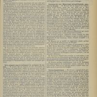 0809 - Page 797 - Sociétés savantes. Société de chirurgie. (Séance du 23 avril 1913). L'occlusion intestinale au cours de la péritonite tuberculeuse. M. Broca, les observations présentées par MM. Kirmisson, Lejars / De la colopexie dans le traitement du prolapsus du rectum. M. Quénu, sur une observation de M. Proust / Contusion du rein. Hémorragie intrapéritonéale, ponction du Douglas. M. Michon / Varices lymphatiques. M. Auvray, à propos de la présentation faite dans la dernière séance par M. Jacob / Réduction des fractures malléolaires compliquées de luxation du pied. M. Chaput