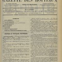 0813 - Page 801 - Sommaire / Chronique et nouvelles scientifiques. Hôpitaux de Paris / Faculté de médecine de Paris / Guerre