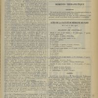 0815 - Page 803 - Chronique et nouvelles scientifiques. La guerre des Balkans et le corps de santé / A. P. M. / Hospice de la Salpêtrière / Memento thérapeutique. Grossesse / Actes de la Faculté de médecine de Paris du 8 au 17 mai 1913. Examens de doctorat / Thèses