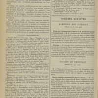 0868 - Page 858 - Revue générale. L'aortite abdominale ; par M. J. Colombe... VIII. Traitement / Sociétés savantes. Académie des sciences. (Séance du 28 avril 1913). Étude sur l'élimination urinaire de la morphine injectée à l'animal neuf. M. H. Dorlencourt / Election. M. Georges Gouy / Société de chirurgie. (Séance du 4 mai 1913). Hernie inguino-interstitielle chez la femme. M. Auvray, à propos d'un rapport de M. Broca