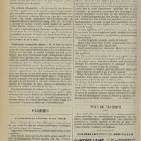0870 - Page 860 - Sociétés savantes. Société de médecine de Paris. (Séance du 26 avril 1913). Colique hépatique et hyperleucocytose. M. Monsseaux / Le médecin et la Société. M. Guelpa / Traitement rationnel du cancer. M. de Keating-Heart / Variétés. L'ulcère rond de l'estomac au XVIIe siècle. [R. Pichevin] / Note de pratique