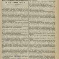 0925 - Page 917 - Clinique médicale. Étude clinique sur l'occlusion lente et progressive de l'intestin grêle. Par M. Albert Mathieu...
