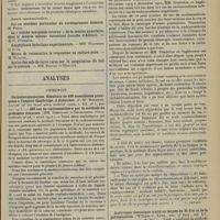 0931 - Page 923 - Sociétés savantes. Société de biologie. (Séance du 16 mai 1913). Lésions des organes à sécrétion interne dans l'intoxication vermineuse. M. S. Philipps Bedson / Analyses. Chirurgie. Rachistovaïnisation. Résultats de 400 anesthésies pratiquées à l'Hôpital Cambridge, à Aldershot. (J.-W. Hougton. Journal of the royal army medical corps...) - 503 cas de rachianesthésie par la méthode du Professeur Jonnesco. (MM. Dimitriou et Saghinesco. Presse médicale...). [L. Gayard] / Anévrisme thoracique traité au moyen du fil d'or et de la galvanisation. (William C. Lusk. Ann. of Surg...). [F. Gardner]