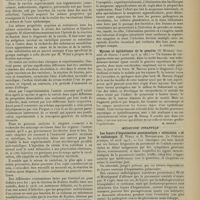 0973 - Page 965 - Analyses. Médecine. Des réactions d'infection et d'immunité dans la vaccine et la variole. (Pierre Gastinel. Th. de Paris 1913...). [L. Le Sourd] / Les appendicites hématogènes et l'élimination microbienne par l' appendice (Ch. Richet fils. Arch. des mal. de l'app. dig. et de la nutrition...). [B. Gayard] / Mycose et épithéliome de la gencive. (G. Bureau. Gaz. méd. de Nantes...). [M. Brelet] / Médecine infantile. Les foyers d'hépatisation pneumonique « silencieux » et la radioscopie. (E. Weill et G. Mouriquand. La Pédiatrie pratique...). [B. Gayard] / Cirrhose hypertrophique alcoolique chez une fillette de quatorze ans. (Cany [de La Bourboule]. Clinique infantile...). [A. Gaullieur L'Hardy]