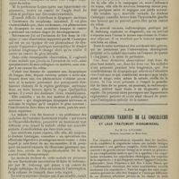 0991 - Page 983 - Clinique médicale. Les phases initiales du cancer du gros intestin. Par M. Albert Mathieu... / Les complications tardives de la coqueluche et leur traitement hydrominéral. Par M. Ch. Leclere...