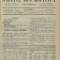1001 - Page 993 - Sommaire / Chronique et nouvelles scientifiques. Hôpitaux de Paris / Concours de l'agrégation