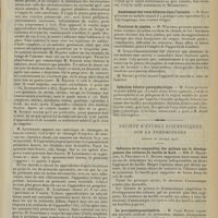 1029 - Page 1021 - Sociétés savantes. Société de chirurgie. (Séance du 28 mai 1913). Traitement de l'appendicite. M. Jacob, le travail de M. Savariaud / La typhlo-sigmoïdostomie dans les cas de stase intestinale. M. Hartmann, sur le travail de MM. Lardenois et Ockinzic / Anastomose des voies biliaires dans l'intestin. M. Bazy / Fractures de jambes. M. Walther / Infection biliaire paratyphoïdique. M. Jacob / Société d'études scientifiques sur la tuberculose. (Séance de février 1913). Influence de la composition des milieux sur le développement des cultures du bacille de Koch. MM. F. Bezançon, A. Philibert et P. Boudin / La percussionquantimétrie. M. Louis Rénon